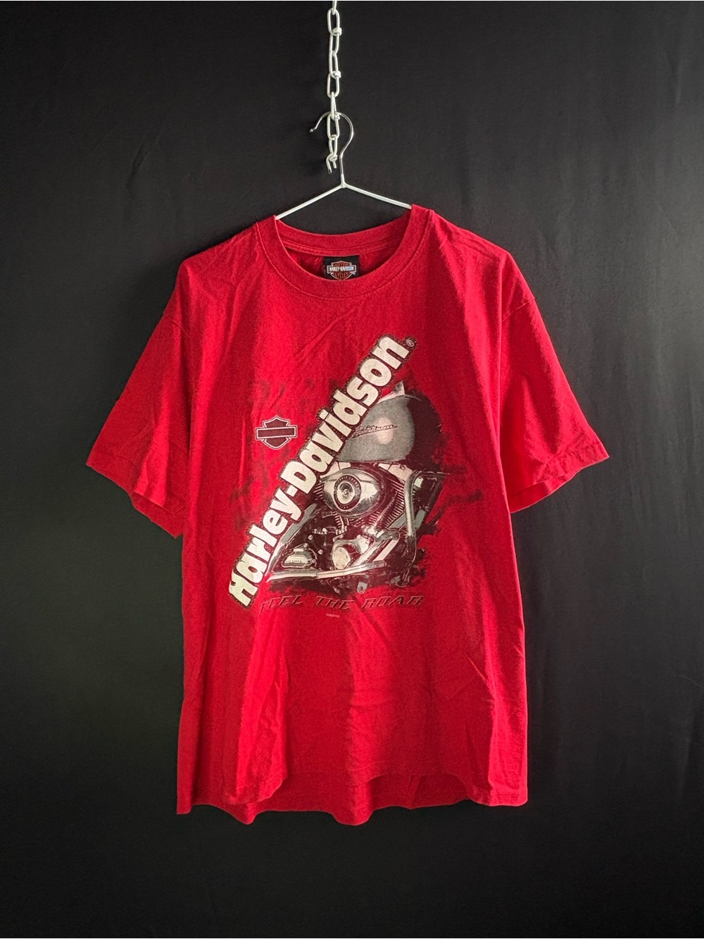 00s Vintage Harley-Davidson Aruba Big Twin Motorcycle T-Shirt Large